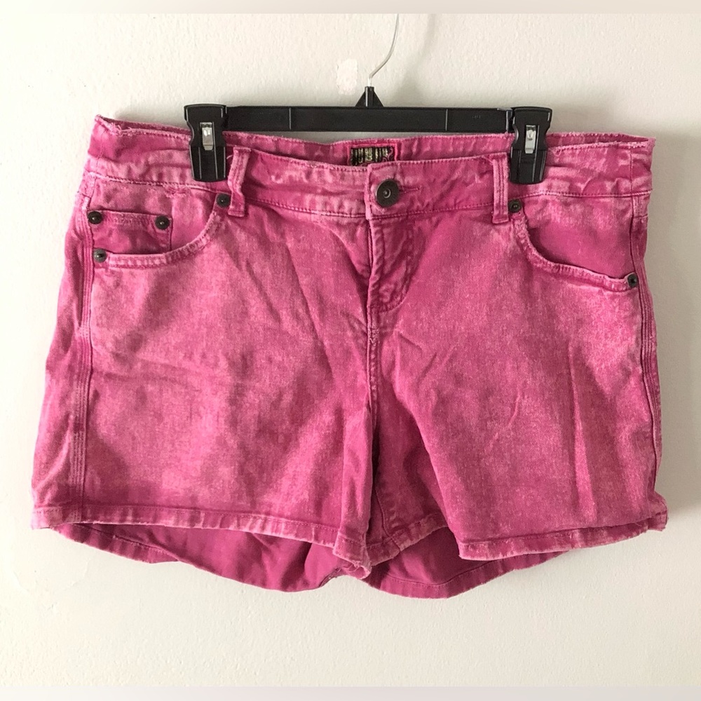 VTG Torrid Pink Acid Wash Denim Shorts